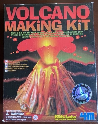 Volcano Making Kit by Kidz Labs Fun Science Products 4M NEW Factory SEALED