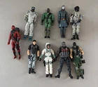 Lot Of 9 GI Joe Modern Figures ARAH Hasbro 2000’s
