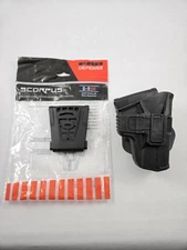 New Fab Defense Scorpus G9SR Holster Glock 17 19 22 23 26 27 OWB Paddle RH Black