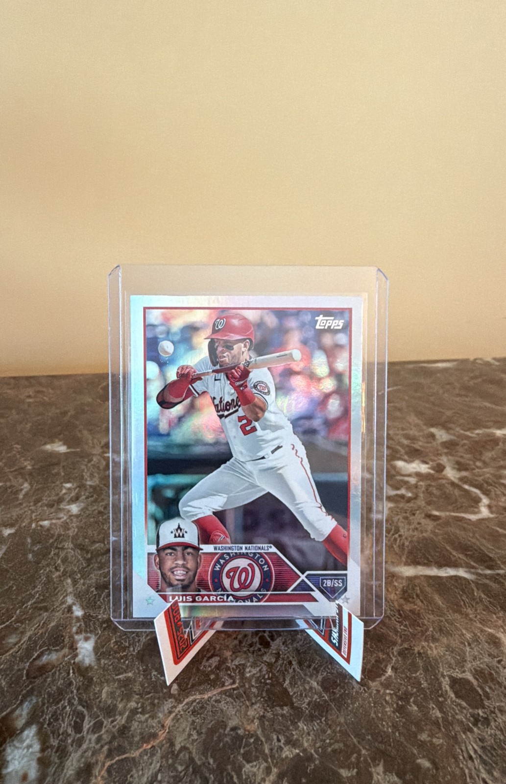 2023 Topps Series 1 - Luis Garcia #193 Rainbow Foil