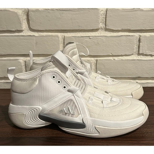 Adidas Exhibit Select Mid Basketball Womens White Sneakers Athletic Shoes Size 9