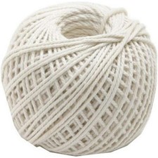 White Cotton Twine String 220 Feet 73 Yards for Crafts Baking Gift Wrapping