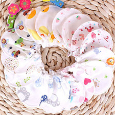 Baby Soft Cotton Infant Anti Scratch Mittens Gloves Boy Hand Dcjf Girl E9Q1