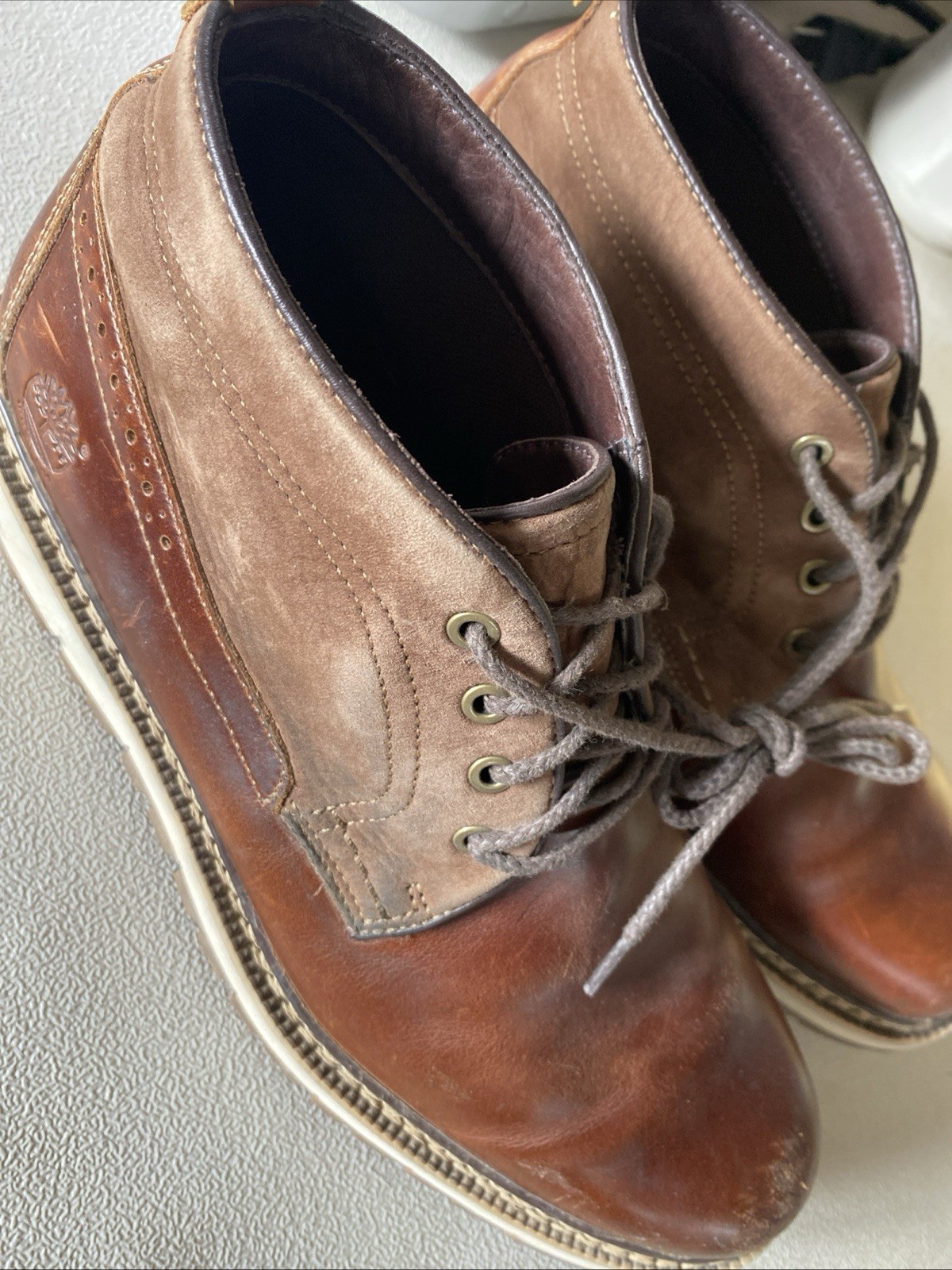 Timberland Boots Squall Canyon Waterproof Chukka in Dark Brown Men's size 8.5
