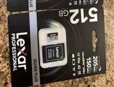 Lexar Professional Silver Plus 512GB microSDXC UHS-I High Speed 4K Support