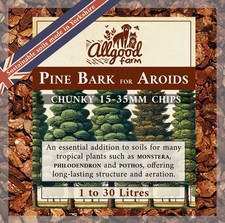 Premium British Pine Bark | Chunky or Medium | 0.5-15L | Orchid, Aroid, Bonsai
