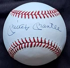 Mickey Mantle Autographed MLB Baseball -Full Letter JSA LOA Beautiful ball!
