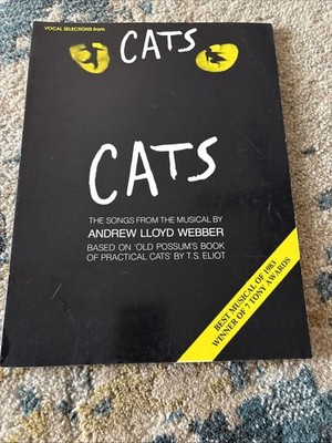Cats - Piano Vocal Selections Sheet Music Book Andrew Lloyd Webber