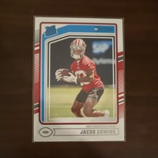2024 Panini Donruss Rated Rookie Jacob Cowing #378 San Francisco 49ers
