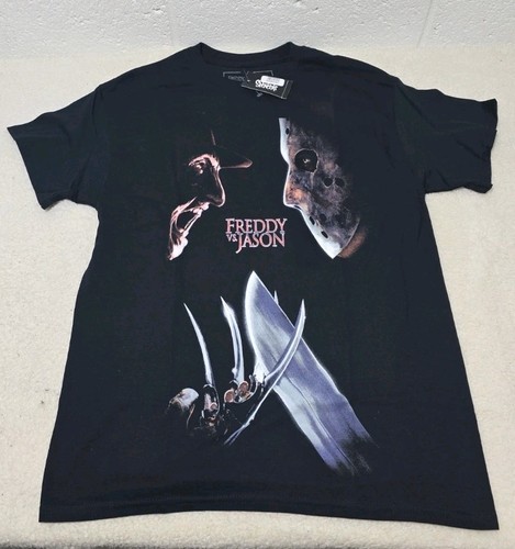 Freddy Vs Jason Movie Horror Graphic T-Shirt Men SZ Medium (OO)