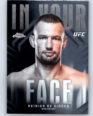 2026 Topps Chrome Reinier De Ridder In Your Face Insert Card 