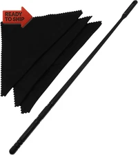Flute Cleaning Rod with 3Pcs Cleaning Swabs Flute Cleaning Kit Flute Cleaner Fl