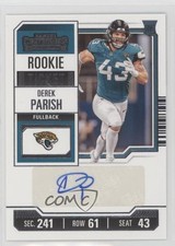 2023 Panini Contenders Rookie Ticket Derek Parish #179 Auto 11p9