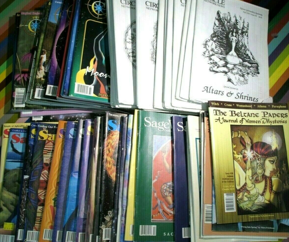 vtg 1990s 2000s Wicca Magick Pagan zine magazine - Circle Beltane