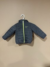 Nike Toddler Baby Puffer Jacket Size 12 months Gray , Great Condition