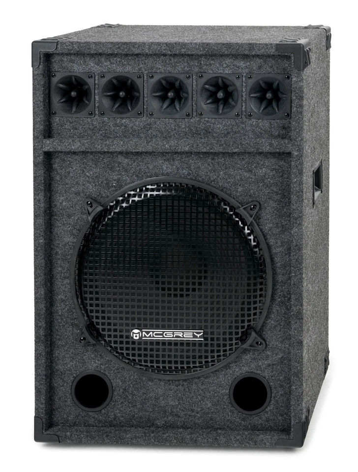 1200W DJ PA Anlage Lautsprecher Verstärker USB Mischpult Sound System Boxen Set - Bild 2 von 4