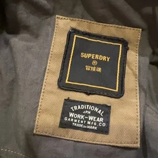 NWT SUPERDRY Traditional Utility Worker Jacket Work-Wear CHORE BARN COAT sz XL