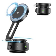 Electric Vacuum Suction Car Phone Holder, 360 Rotation Electric and Rotable