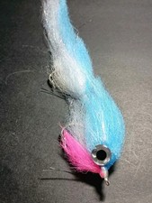 10" Weedless Jointed Tandem Hooks Swim Fly Peacock Bass Muskie Pike Stripers 