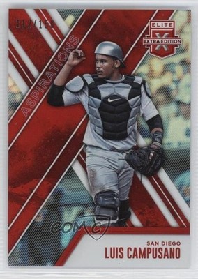2017 Panini Elite Extra Edition Aspirations Red 112/150 Luis Campusano #39 rt8