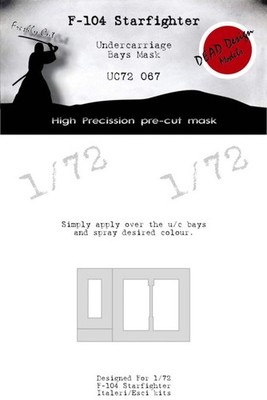 Dead Design Models UC72067 1:72 Lockheed F-104 Starfighter Unterwagenrad B