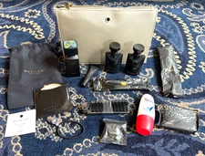 Emirates Airlines BVLGARI Ladies New First Class Amenity Kit and Pajamas