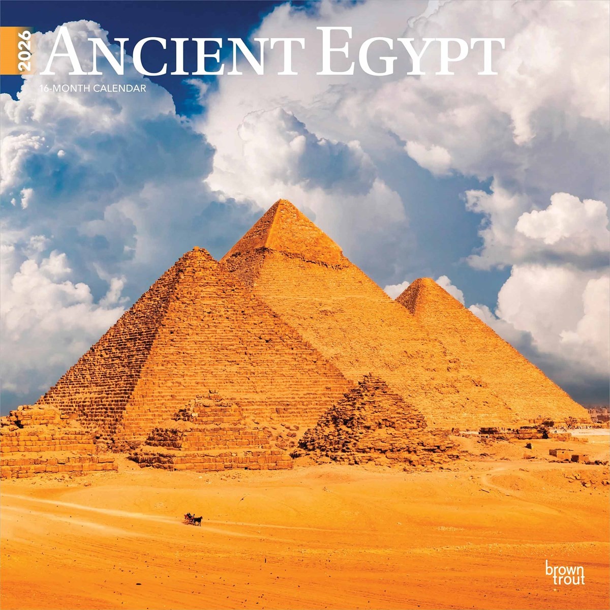 Ancient Egypt Calendar 2026, Wall Calendars, Month To View, Travel, Gift
