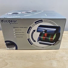 New DISCGEAR SELECTOR 50 Black CDs DVD Organizer Holder