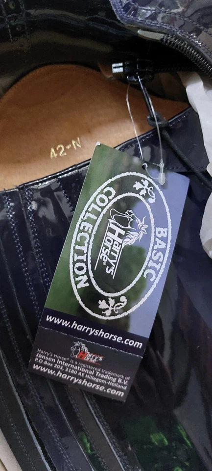 Harry's Horse Reitstiefel Polo Lackleder Gr. 42 - Bild 4 von 4