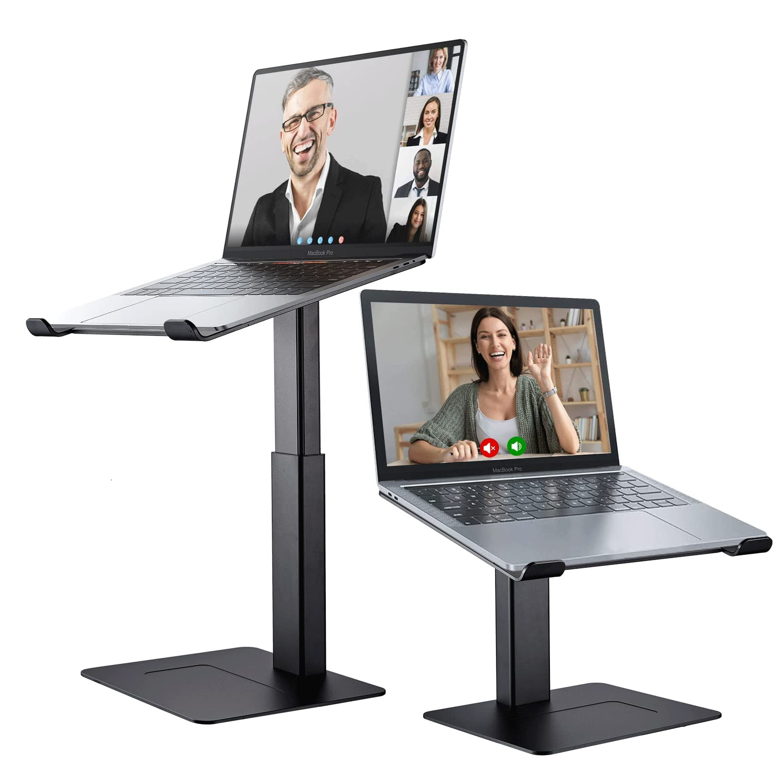 Ergonomic Laptop Stand for Sitting or Standing Desk Adjustable Notebook Riser