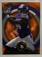 2013 Topps Strata Football Cordarrelle Patterson Orange Rookie Card #129 Vikings. rookie card picture