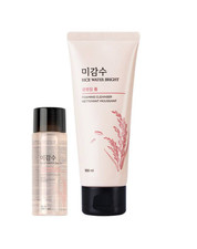 The Face Shop Rice Water Bright Trial Kit 2 Cleanser light cleansing oil NO BOX