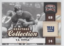 2011 Panini Threads Heritage Collection YA Tittle #14 HOF 1n0
