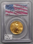 2001 GOLD $25 - 1/2 oz Eagle WTC 9-11-01 Ground Zero Recovery PCGS Gem Unc..