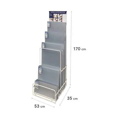 MINI DISPLAY FOR SYNTHETIC GLASS cm 53x29x130h - 75 pieces