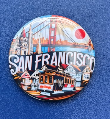 Souvenir 3D Kühlschrank Fridge Magnet San Francisco Golden Gate Bridge USA