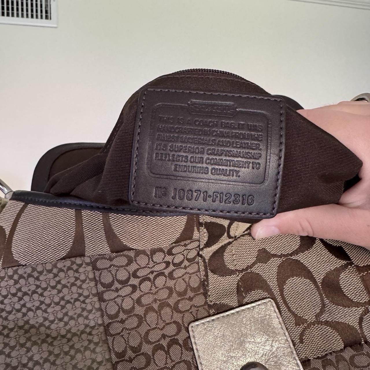 Y2k RARE VINTAGE COACH SIGNATURE SOHO LARGE BUCKLE SH… - Gem