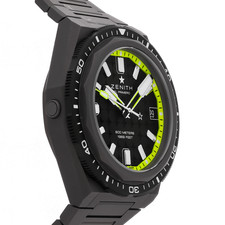 Zenith Defy Extreme Diver TI Auto 425mm Black Dial Watch 97.9600.3620/21.I300 3