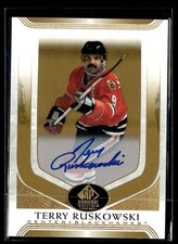 2020-21 SP Signature Edition Legends Gold Spectrum Foil Autographs Terry