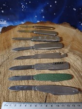 Sammlung Edelstahl Taschenmesser Pfeifenmesser  Konvolut 8 St&uuml;ck guter Zustand