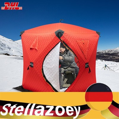 Ice Lake Fishing Shelter Freistehendes Isoliertes Zelt Mit Handtasche 2 Personen