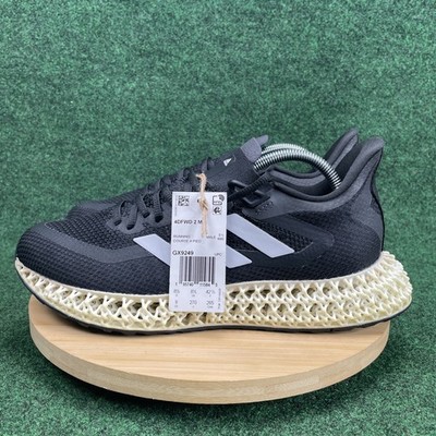Adidas 4DFWD 2 Core Black Carbon Cloud White Running Shoes GX9249 Men's Size 9