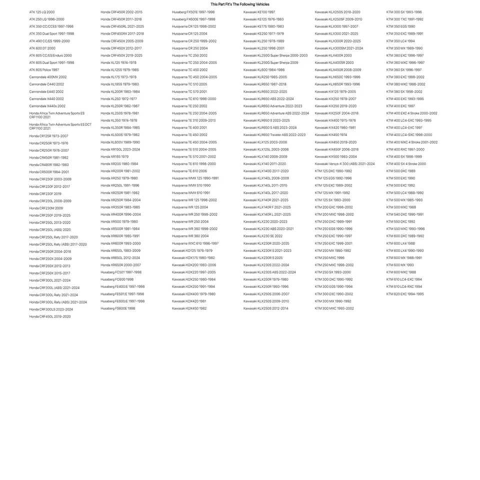 Renthal Aluminum 7/8" Handlebar KX Bend (#983) Silver For YAMAHA IT250 1977-1983 - Image 2 of 4