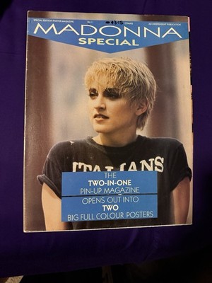 MADONNA SPECIAL EDITION DOUBLE POSTER PULL OUT VERY GOOD CONDITION! SUPER RARE!!