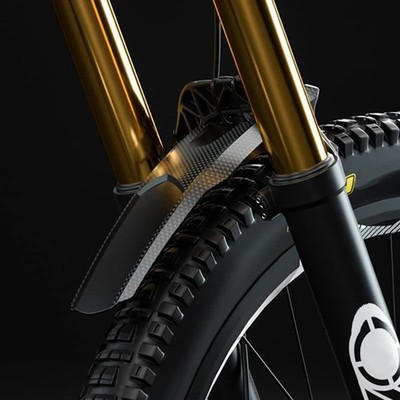 Schlammschutz Schutzblech Mudguard Fahrrad E-Bike Carbon Look MTB vorne hinten