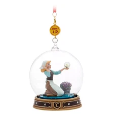 2025 Cinderella Legacy Sketchbook Glass Globe Ornament 75th Anniversary NIB