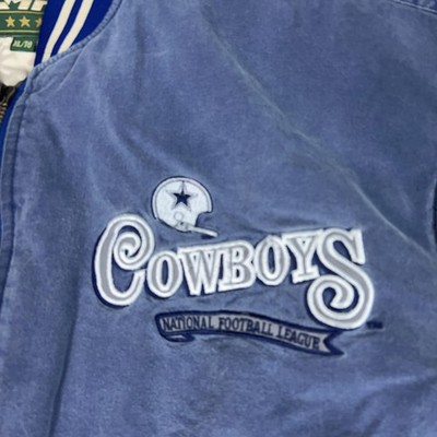 Vintage Dallas Cowboys Jacket Mens XL Blue NFL Football Nutmeg