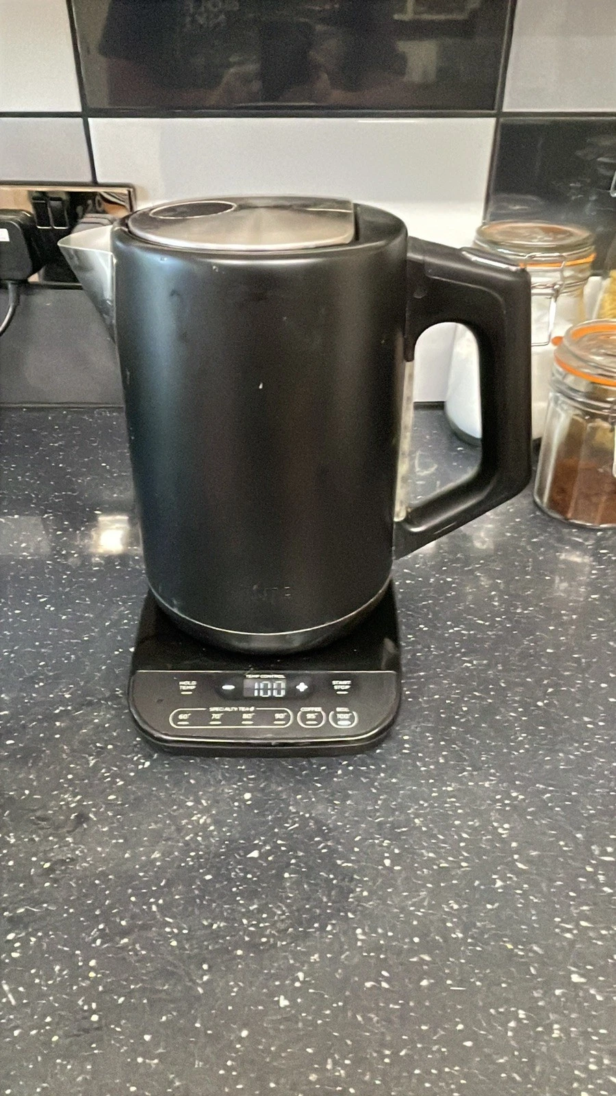 Ninja Black Kettle Perfect Temp Rapid Boil KT200UK “READ DESCRIPTION" Descaled👌
