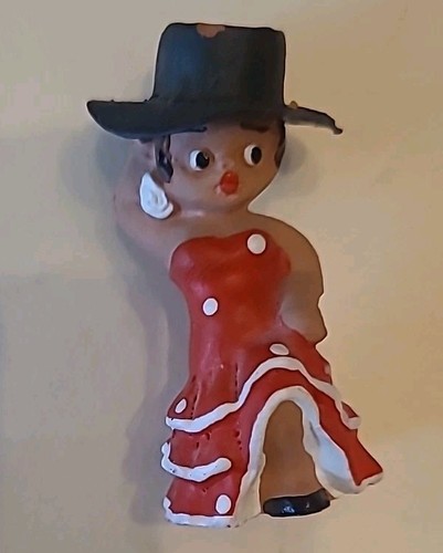 Spanish Wall Decor Hand Painted Terra Cota Clay "Marquez" w/2 Figurines, Spain - Picture 17 of 17