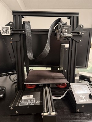 Creality Ender-3 Pro 3D Printer CR Touch BTT MMB CAN Extras Parts Powers On